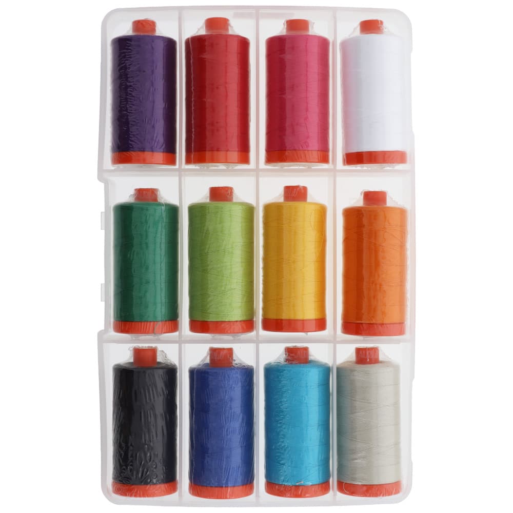 Aurifil 50wt Basically Patrick Thread Collection (12 Spools) image # 99803