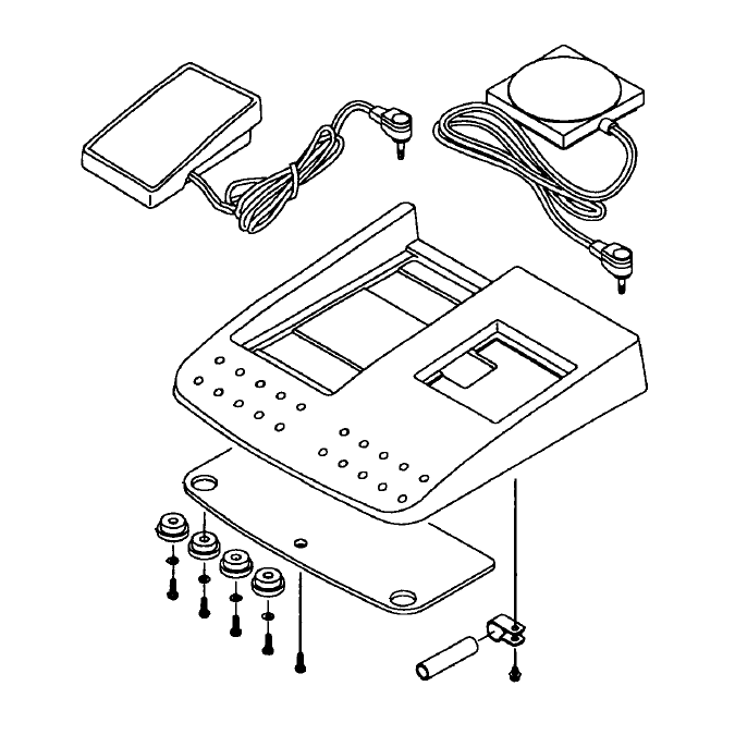 Pedal Switch Mas. Assembly, Juki #40064858 image # 28316