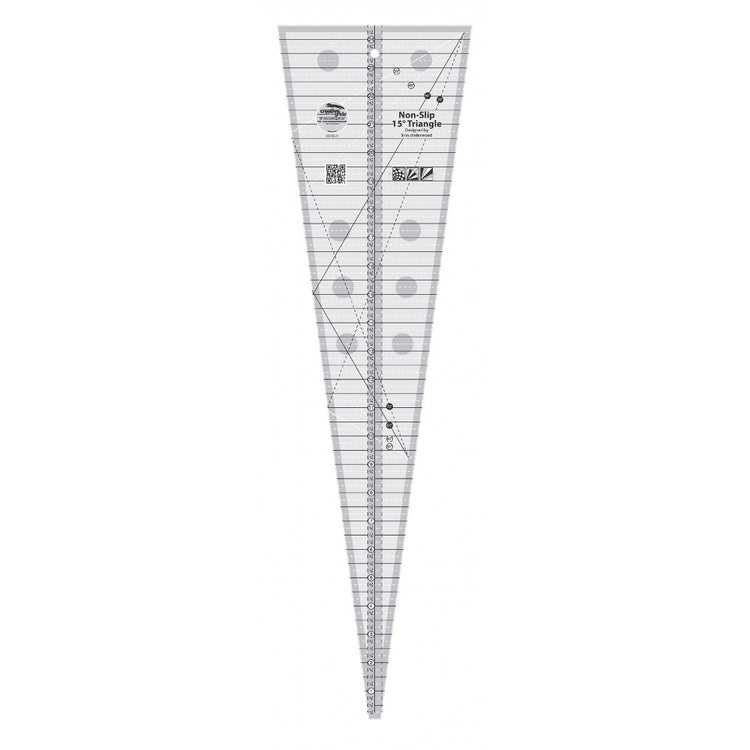 15 Degree Triangle Ruler, Creative Grids image # 28926