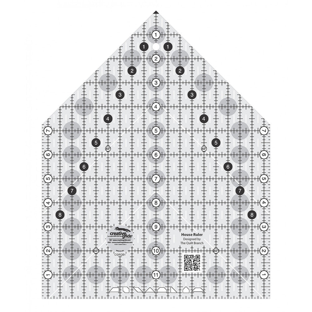 House Ruler 9-1/2in x 12in, Creative Grids image # 28992