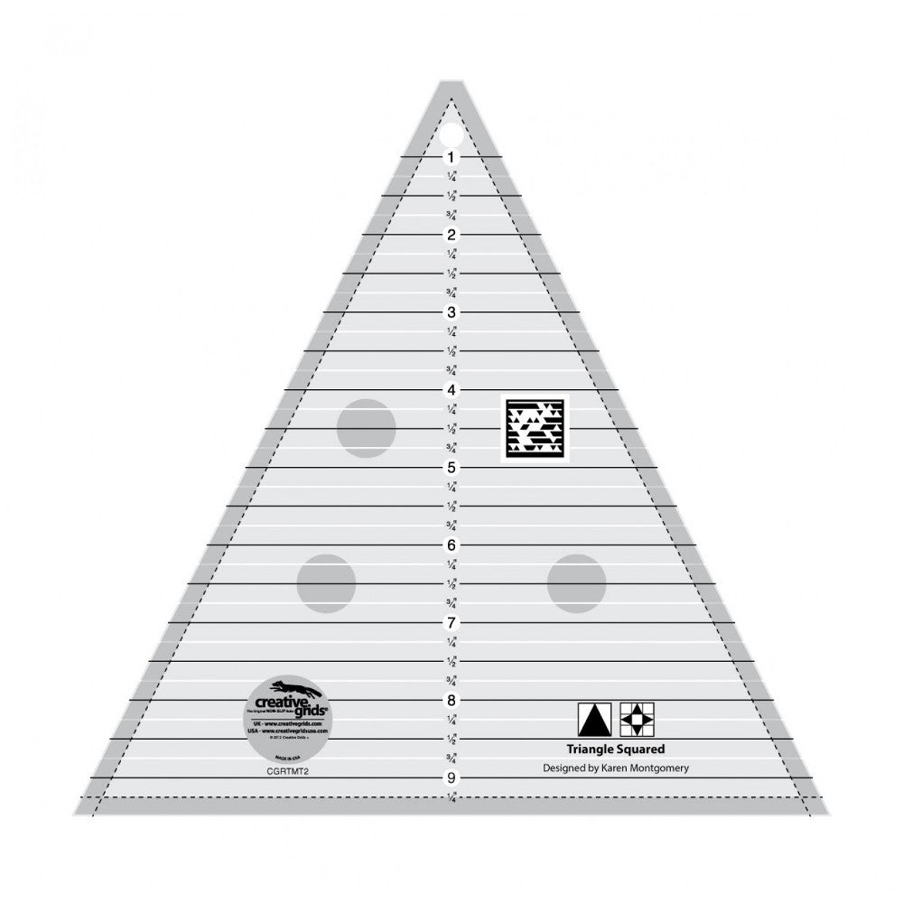 Triangle Squared Ruler 9-1/2in, Creative Grids image # 29012