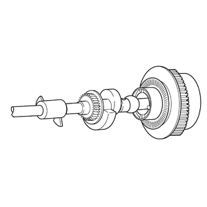 Upper Shaft Assembly, Brother #XC1231251 image # 28391